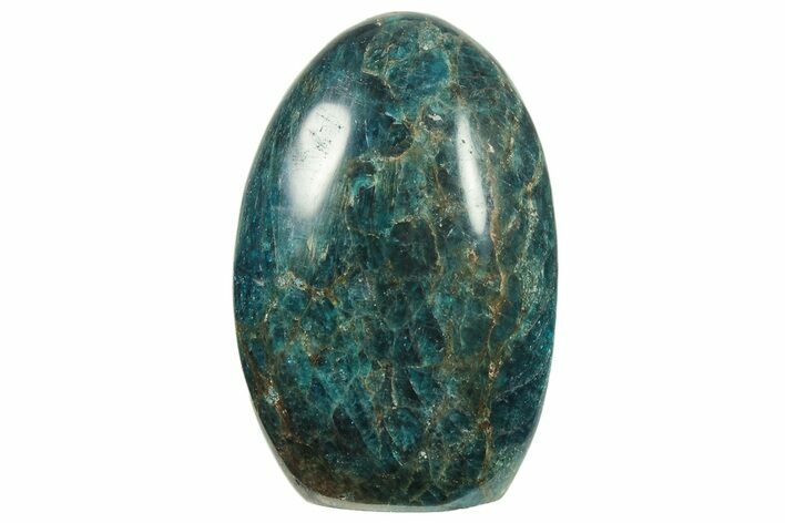 Free-Standing, Polished Blue Apatite - Madagascar #223092